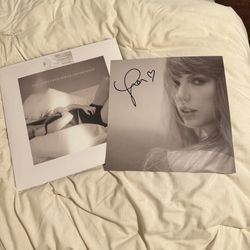 Taylor Swift SIGNED The Tortured Poets Department Vinyl w/ Good Heart Signature!