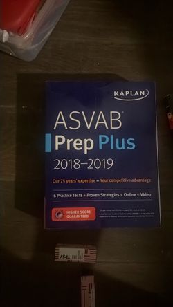 ASVAB Prep Plus Book