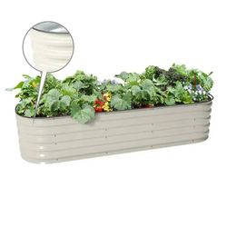 17'' Tall 6.5x2 Modern Raised Garden Beds (6 in 1)
