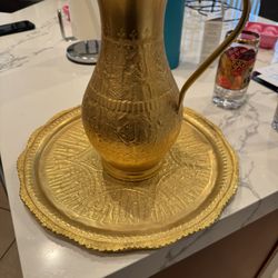 Persian Gold Watering Vase 