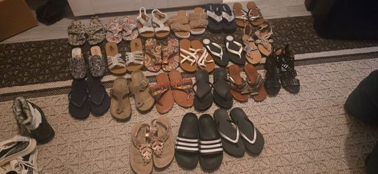 Sandals size 5 1/2 and 6. New and like new. $5 a pair.