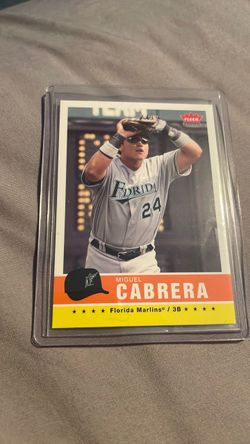Miguel Cabrera fleer tradition baseball card