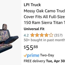 Truck Mossy Oak Bench Seat Cover