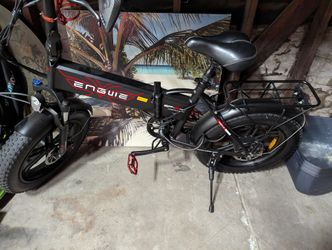 Engwe Electric Bike And Bike Rack