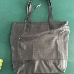 Liz Claiborne Black Tote Bag + Colorblock Wallet Bundle | Everyday Work Bag + Organizer 