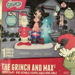 The Grinch And Max Air Blown Inflatable