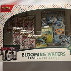 Brand New In Box - Pokemon Scarlet & Violet 151 Blooming Waters Premium Collection