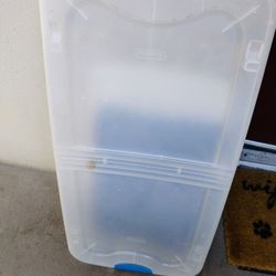 Wheeled Under Bed Storage Box Pickup Only Cash 