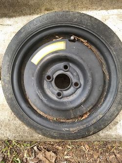 Temporary spare tire never used