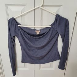 Mossimo Purple Crop Top Size Small 