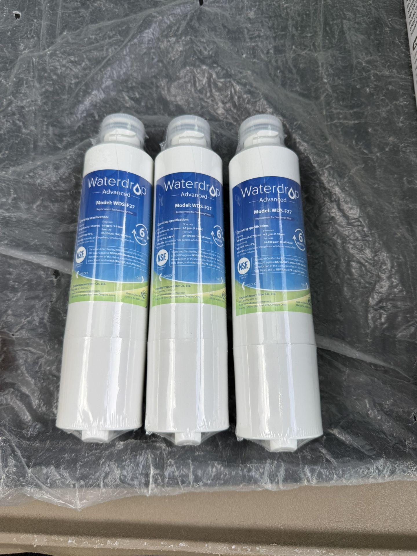 Waterdrop Advanced Filters Model WD-F27 $10.