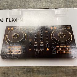 Pioneer DJ DDJ-FLX4 2-deck Rekordbox and Serato DJ Controller