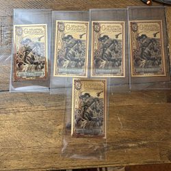 5 - 1/2 Half Oklahoma Goldbacks .999 Fine Gold Polymer Note BU