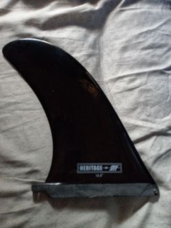 True Ames "Heritage" pivot-style longboard fin