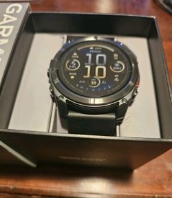NEW OPEN BOX/ Garmin FENIX 8 Premium 51mm AMOLED Sapphire GPS Smartwatch Black