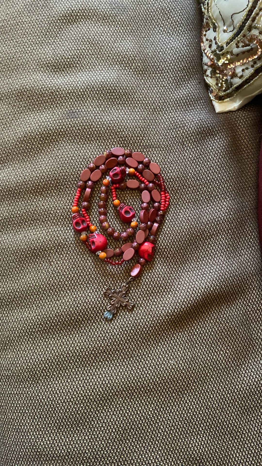 Rosario Santa Muerte 22” New Hand Made Curado