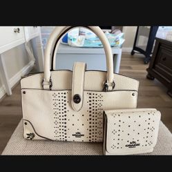 coach bag and wallet