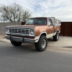 74 Dodge W100 Short Bed 