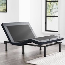 Full Size Adjustable Bed Frame with Wireless Remote, Zero Gravity, Head & Foot Incline, Anti-Snore, Memory Presets, Quiet Motor, Electric Bed with Adj