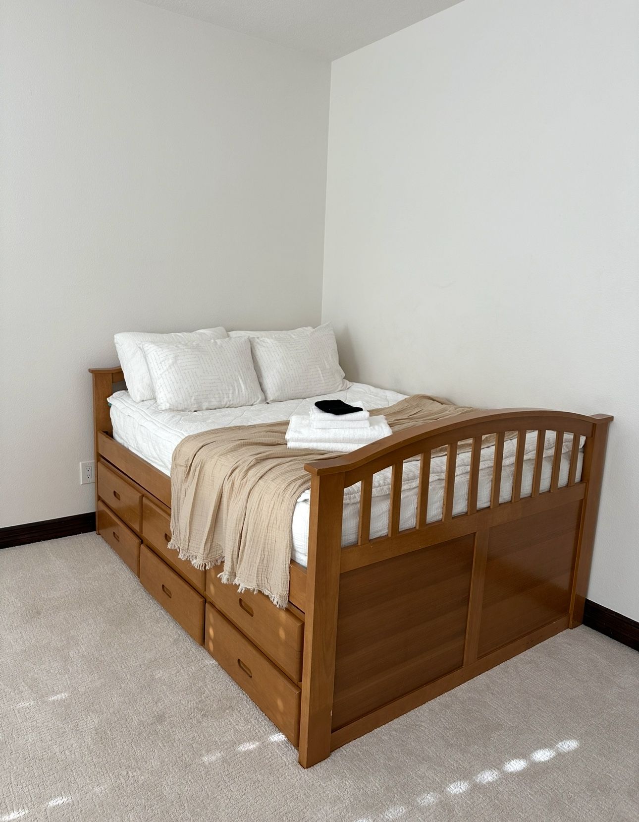 Full Bed W/twin trundle + Mattress