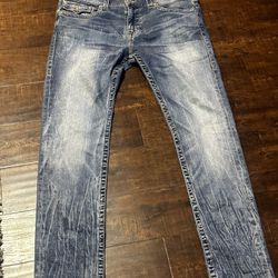 True Religion Pants 32-34 Relaxed Skinny