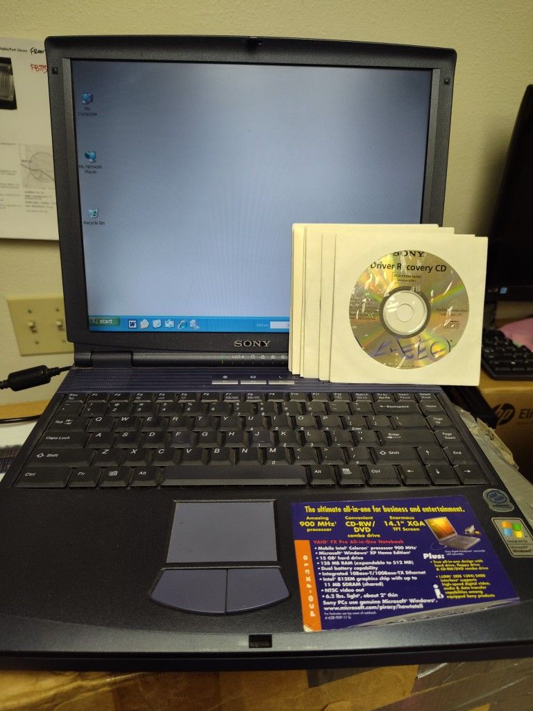 Old Slow Sony Laptop