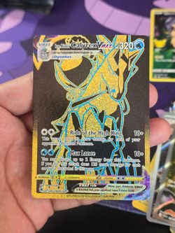 Ice rider Calyrex vmax (gold)