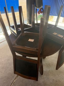 Dining table with chairs