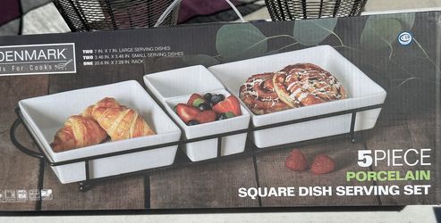 Serving Dish Set-NEW IN BOX🥂
