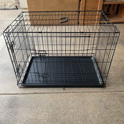 EUC Dog Crate, Leak-Proof Pan, Divider