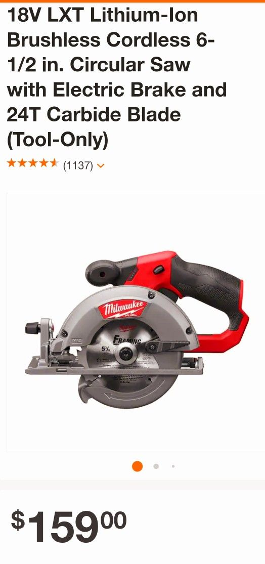 MILWAUKEE CORDLESS SAW M12 FUEL 
Heavy Duty. 
NEW CONDITION. 