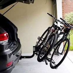 (New in box) $109 KAC (2-Bike) Rack for SUV, Cars, Hatchback Mount fit 2” Anti-Wobble Hitch, Heavy Duty Bicycle Carrier
