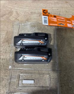 18v Ridgid battery