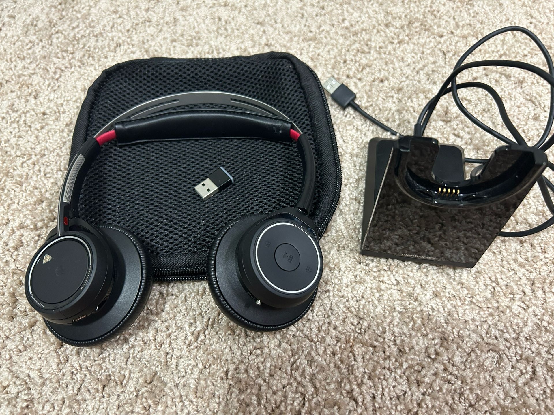 Plantronics Voyager Focus UC Bluetooth B825 Headset with Active Noise Cancelling