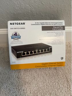 NETGEAR GS308 8-Port Gigabit Ethernet Switch