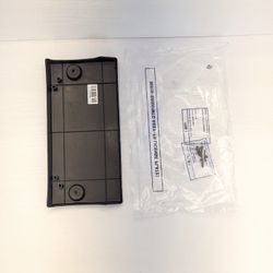 Genuine Hyundai Front License Plate Bracket - Black, 86529-S8010