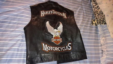 Harley Davidson leather vest