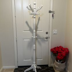 white coat rack