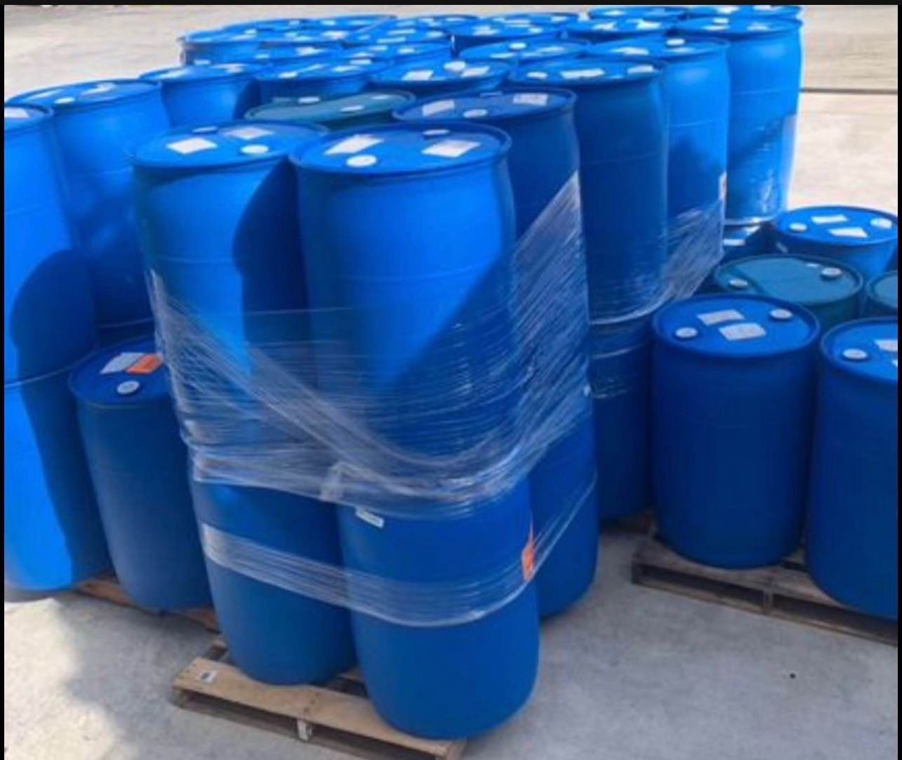 BLUE BARRELS