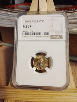 1999 MS69 Gold $5 Eagle