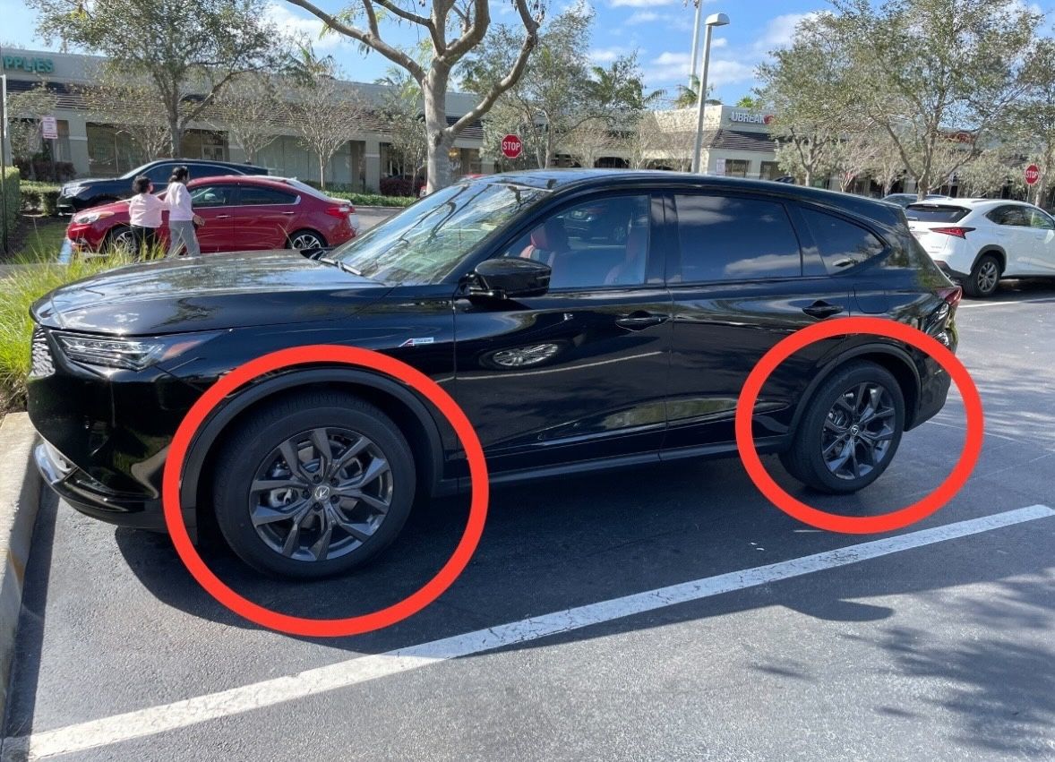 2022 Acura MDX A-Spec 20” Shark Grey Wheels & Tires