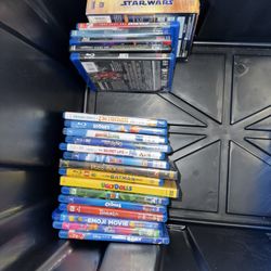 Assortment Of Blue Ray And Regular DVD’s 