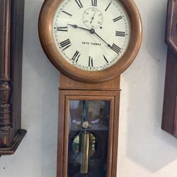 CLOCK SETH THOMAS  #2 WALL REGULATOR