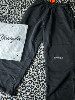 Youngla Black Sweatpants Size Large 🔥