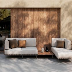 outdoor sectional patio set 