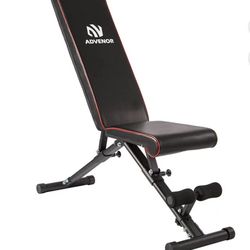 ADVENOR Weight Bench Adjustable Strength Training Incline Decline Full Body Workout Foldable Exercise Bench For Home Gym