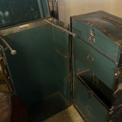Vintage Antique Steamer Chest