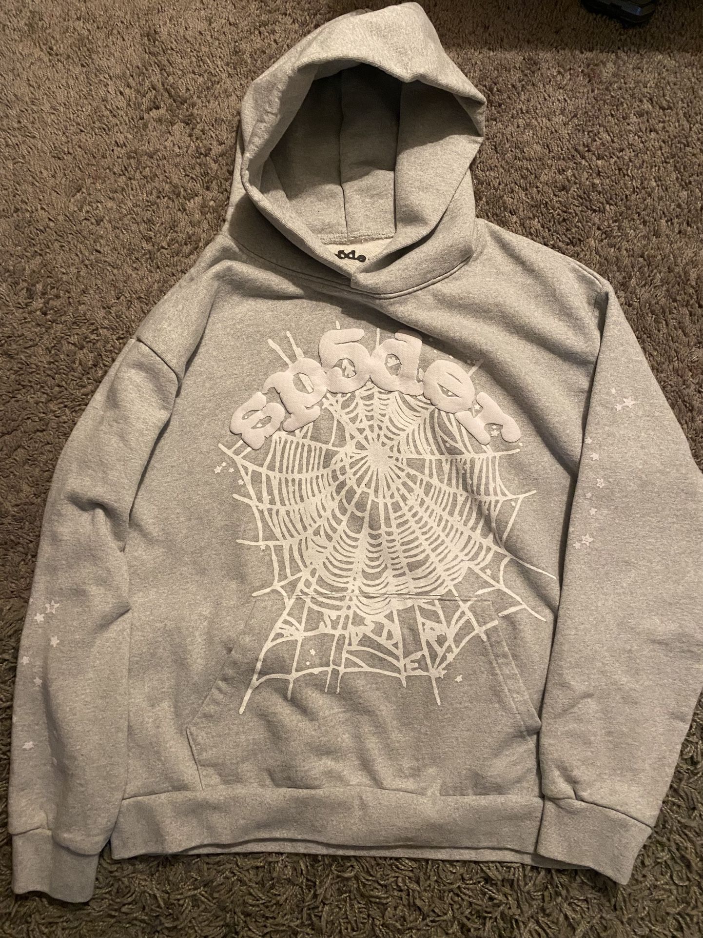 Sp5der Web Hoodie Gray