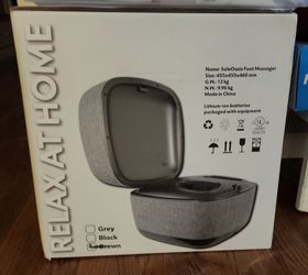 NIB SoleOasis Foot Massager Ottoman