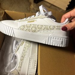 White Puma Sneakers